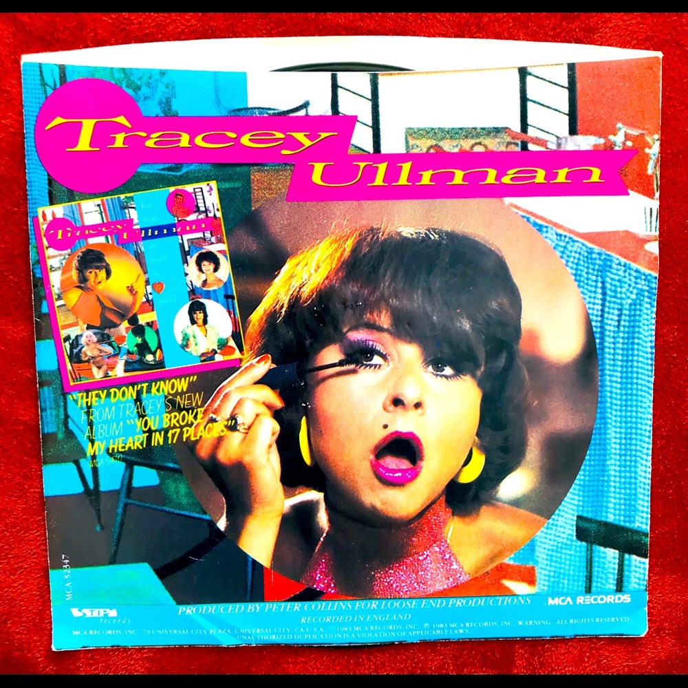 TRACEY ULLMAN Vintage ‘83 VINYL 45 RECORD Single